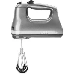 KitchenAid - 6 Speed Hand Mixer With Flex Edge Beaters - KHM6118 - Contour Silver -Kitchenaid khm6118cu 2