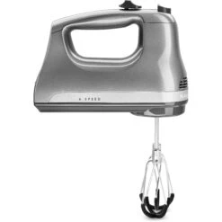 KitchenAid - 6 Speed Hand Mixer With Flex Edge Beaters - KHM6118 - Contour Silver -Kitchenaid khm6118cu 3