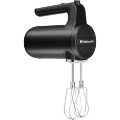 KitchenAid - Cordless 7 Speed Hand Mixer - Black Matte -Kitchenaid khmb732bm 3