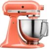 KitchenAid Artisan Series 325-Watt Tilt-Back Head Stand Mixer In Bird Of Paradise -Kitchenaid ksm150psph