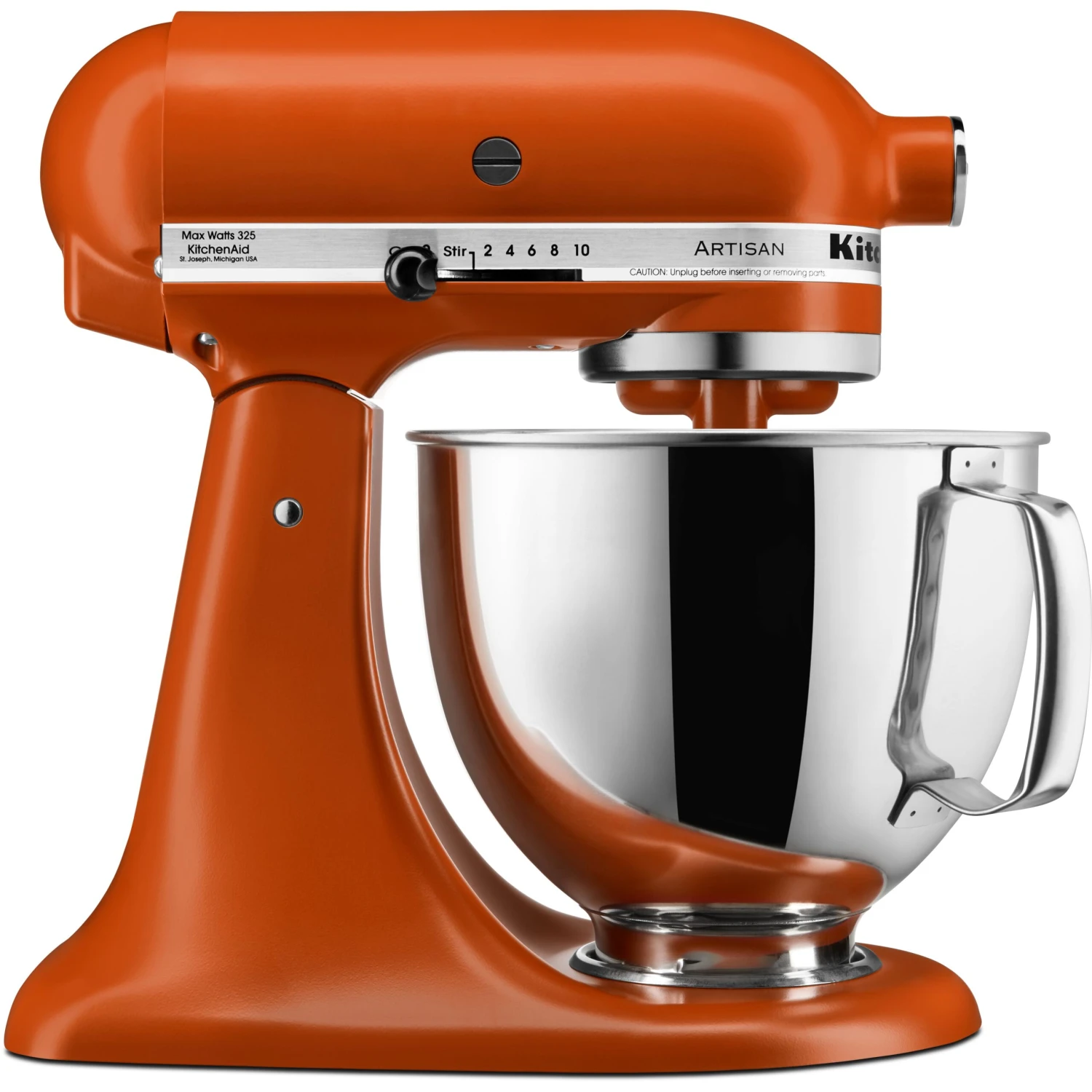 KitchenAid - Artisan Series 5 Quart Tilt-Head Stand Mixer - KSM150PSSC - Scorched Orange 9 KitchenAid - Artisan Series 5 Quart Tilt-Head Stand Mixer - KSM150PSSC - Scorched Orange - Image 7