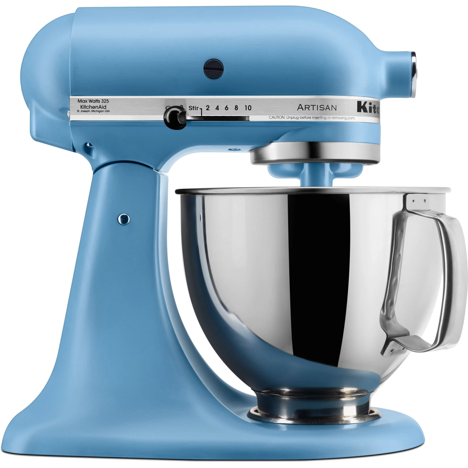 KitchenAid Artisan Series 325-Watt Tilt-Back Head Stand Mixer In Blue Velvet 3 KitchenAid Artisan Series 325-Watt Tilt-Back Head Stand Mixer In Blue Velvet