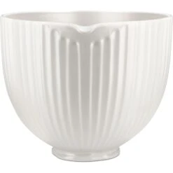 KitchenAid 5-Qt. Ceramic Bowl For Tilt-Head Stand Mixers, Classic Columns -Kitchenaid ksm2cb5pcc 2