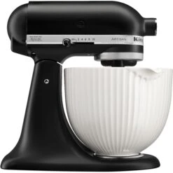 KitchenAid 5-Qt. Ceramic Bowl For Tilt-Head Stand Mixers, Classic Columns -Kitchenaid ksm2cb5pcc 3
