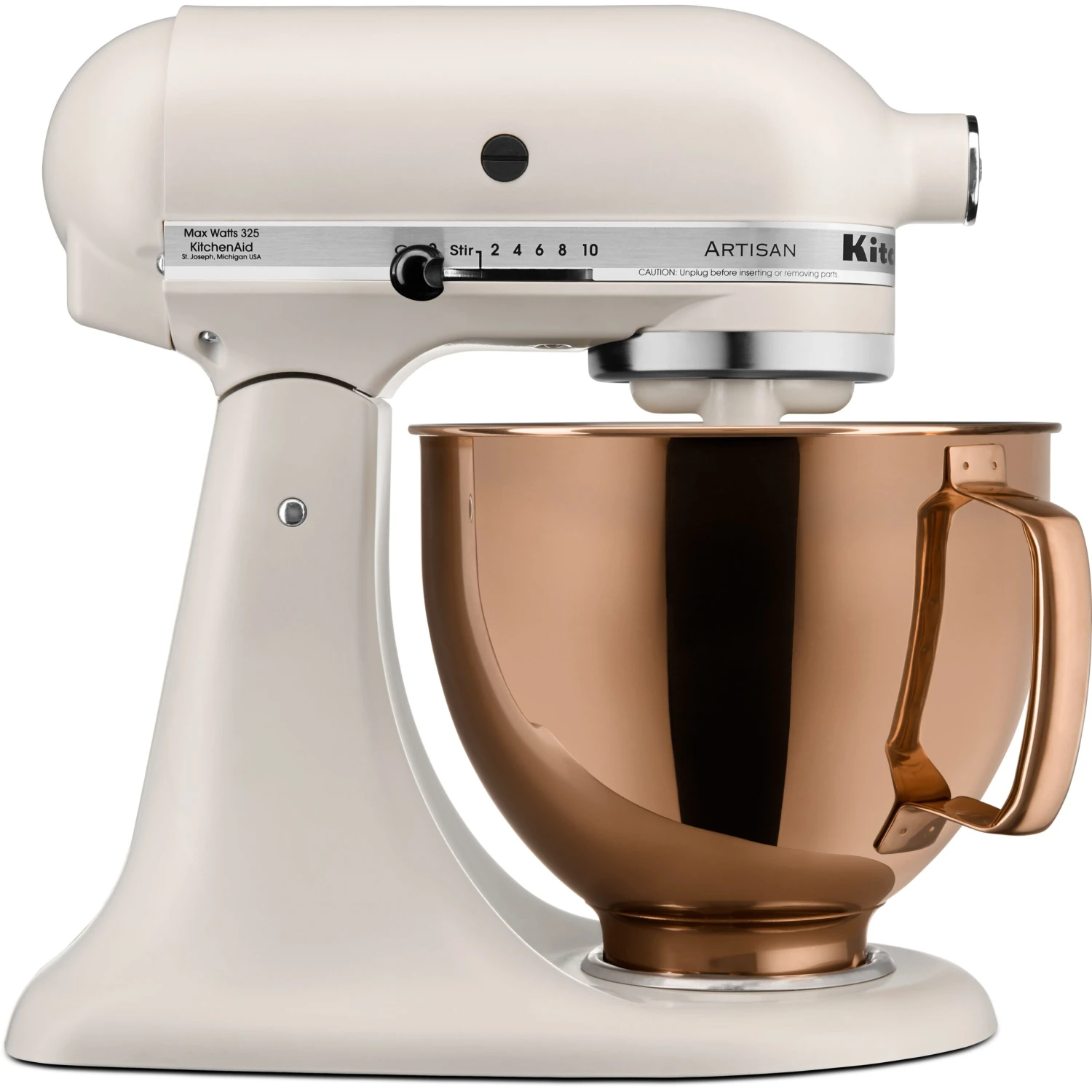 KitchenAid 5-Quart Tilt-Head Metallic Finish Stainless Steel Bowl In Radiant Copper 6 KitchenAid 5-Quart Tilt-Head Metallic Finish Stainless Steel Bowl In Radiant Copper - Image 4