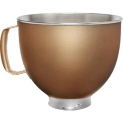 KitchenAid 5-Quart Tilt-Head Metallic Finish Stainless Steel Bowl In Gold