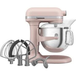 KitchenAid 7-Qt. Bowl Lift Stand Mixer In Feather Pink -Kitchenaid ksm70skxxft 1