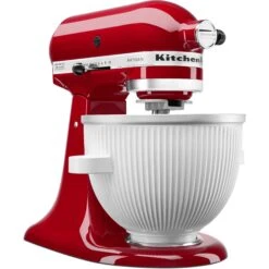 KitchenAid - Ice Cream Maker Attachment, KSMICM - White 21 KitchenAid - Ice Cream Maker Attachment, KSMICM - White -Kitchenaid ksmicm 4